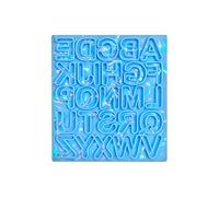 vsilay Holographic-Alphabet Silicone Mould DIY Shiny Letter Shape Earring Crystal Resin Epoxy Mould Decor
