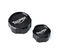 VSKTE Front Brake Clutch Fluid Reservoir Cover Cap Fit For TRIUMPH DAYTONA 600/650 2004 2005 DAYTONA 675 2006-2018 Motorcycle Accessories Folding Snap Lever (Color : Black)