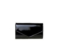 VSKXFDDB Dinner bags Women's Shiny Candy Envelope Patent Leather Clutch Purse-black