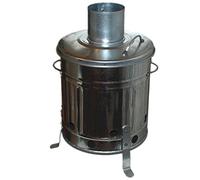 VSL 15 Litre Galvanised Mini Incinerator - Rubbish Waste Burner Fire Pit