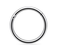 Vsnnsns Astm F136 Titanium Nose Rings Hoops 20G 18G 16G Tragus Daith Rook Helix Cartilage Conch Earrings Hoops Septum Nose Rings Snake Bite Lip Rings Labret Piercing Jewelry Hoops For Women Men, Metal