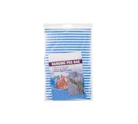 Vsorce4u 1 x 27cm x 34cm Hanging Cloth Peg Bag with Plastic Hanger Laundry Washing Storage Pegs Bag
