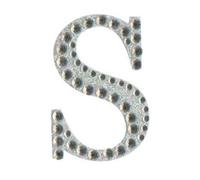 Vsorce4u 1 x 5cm Self Adhesive Alphabet Sticker Diamante & Glitter Single Letters