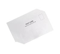 Vsorce4u 48pcs x 140 x 100mm White Plain Post Cards Postcards Stamp Card for Multiple Use