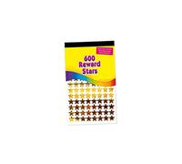 Vsorce4u 600 x Bronze Silver & Gold Colour Self Adhesive Reward Stars Stickers Shiny Reward Stars Foil Star Sticker Sheets for Card Making, Scrapbooking Art & Craft