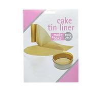Vsorce4u 9" Twin Pack Loaf Tin Liner Non-Stick Loaf Cake Tin Liner - Reusable Loaf Tin Liner Liners (2 x 9" Circle, 2 x Walls)