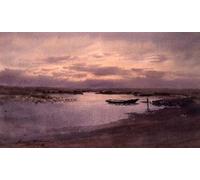 VsoxA Famous Painting Modern Print Mural Art Morning Derry Vard by William Percy French Pictures to Photo for Wall Decor 60x90cm