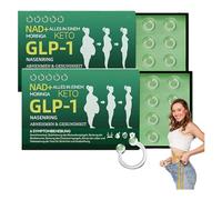 Vsoxa GLP-1 Slimming & Health Nasal Ring, Advanced Weight Loss Nose Ring, Vsoxa GLP-1 Nose Ring,Fast Fat Burn & Metabolic Balance,Natural Body Slimming Nose Ring for Women Men (2)