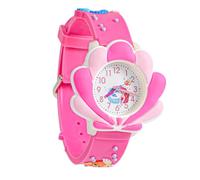 Vspek Toddler Watches for Kids,Kids Quartz Watch Girls 3D Shell Watch Pink Watch with Children's Ocean Theme Watch Children's Day Xmas Easter Gift Birthday Gifts Return Gifts for 3-10 Year Girls