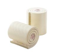 VSPLJQRXY Soft Extra-Wide Edge And Corner Guard Protectors Anti Collision Foam Safety Strips Self Adhesive Furniture Bumper Garage Wall Guards Padding Ladder Pads(Beige)