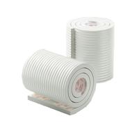 VSPLJQRXY Soft Extra-Wide Edge And Corner Guard Protectors Anti Collision Foam Safety Strips Self Adhesive Furniture Corner Bumper Garage Wall Guards Padding Ladder Pads(White)