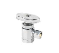 VSPPJYFG 10pcs brass angle 2 way 90 degree angle water control lead angle stop with clamp female(3-8X 3-8)