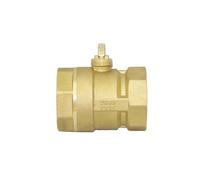 VSPPJYFG DN50 Brass Valve Body 2" with BSP Thread PN16 Brass Valve for Motorized Actuator bore Size 37mm