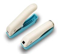 VSREI Handheld Hole Punch Mini Paper Punch with Soft Grip, Square Shape, for Paper Labels Photo Clothing Ticket DIY School DIY Crafts Scrapbook Notebook Card Making - Square 6.4 mm