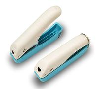VSREI Handheld Hole Punch Mini Paper Stanzer with Soft Grip, Heart Shape, for Paper Labels Photo Clothing Ticket DIY School DIY Crafts Scrapbook Notebook Card Making - Heartform 6.4 mm