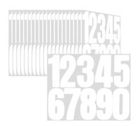 vsshe 3 Inches Number Stickers, Vinyl Self Adhesive Number Sticker 20 Sheets, 0-9 Waterproof Number Sticker Decals for Outdoor, Lockers, Wheelie Bins, Mailbox, House Number, Note, Bins, Storage