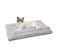 vsshe Dog Bed, 60X45cm Soft Dog Crate Mattress Mat, Two Sided Cool and Warm Crate Mat Pet Dogs Mat, Comfortable Faux Fur Washable Pet Bed Cushion, for Cats and Small and Medium-Sized Dogs