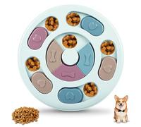 vsshe Dog Puzzle Toy, Interactive Slow Food Bowl, Treat Dispenser Feeder Dog Brain Games Dish for Puppy Birthday, Boredom IQ Training, Enrichment Brain Stimulation, Anxiety Relief, Washable
