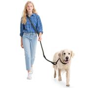 vsshe Hands Free Dog Leash, Rope Crossbody Dog Leash, 6.3-8.4ft, with Safety Buckle, Double Sided Reflective Stitch, Padded Handle, for Large Medium Small Dogs Walking, Jogging and Running 18-110LBS