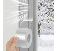 vsshe Transparent Window Seal Weather Sealing Tape 3cm*10m Waterproof Window Draft Isolation Sealing Film Tape, No Residue Tape, Transparent Adhesive Tape, for Winter, Window, Door Draft Stopper Roof