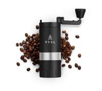 VSSL Java G25 Coffee Manual Coffee Grinder, Up To 25 Gram Capacity, Stainless Steel Conical Burr, Black