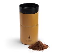 VSSL Nest Pour Over Coffee Set, Transportable and Compact Pour Over Set with 10 oz Double Walled Mug, Sahara