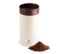 VSSL Nest Pour Over Coffee Set, Transportable and Compact Pour Over Set with 10 oz Double Walled Mug, Cream