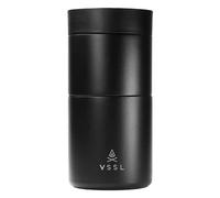 VSSL Nest Pour-Over Set | Drip Over Coffee Maker with Double Wall Insulated Mug in Black VSSL Black