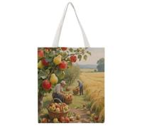VstaDank A Fruitful Orchard Shopping Bags Canvas Tote Bag Beach Bag