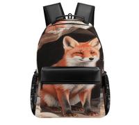 VstaDank A Vigilant Fox Backpack-Durable,Lightweight,Travel Laptop Backpacks for Adult,Computer Bag for Hiking Outdoor Sports