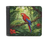 VstaDank Amazonia Leather Wallet for Men Bifold Wallet Stylish Slim Front Pocket Wallets Credit Card Holder Cash Purse