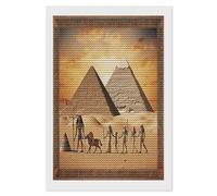 VstaDank Ancient Egypt Diamond Painting Kits Full Drill for Adults Round Paint with Diamond Pictures Gem Art DIY Personalized Diamonds Art Photo Wall Art for Living Room Decor Gift