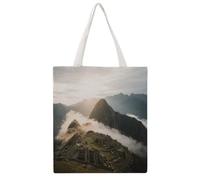 VstaDank Ancient Monuments Shopping Bags Canvas Tote Bag Beach Bag