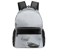 VstaDank Ancient Town in The Morning Mist Backpack-Durable,Lightweight,Travel Laptop Backpacks for Adult,Computer Bag for Hiking Outdoor Sports