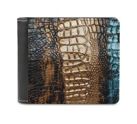 VstaDank Animal Skin Pattern Wallet PU Leather Wallet Credit Card Holder Extra Capacity Bifold Wallets for Men Women Fashion Wallets