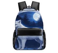 VstaDank Arctic Fox Backpack-Durable,Lightweight,Travel Laptop Backpacks for Adult,Computer Bag for Hiking Outdoor Sports
