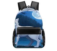 VstaDank Arctic Fox Backpack-Durable,Lightweight,Travel Laptop Backpacks for Adult,Computer Bag for Hiking Outdoor Sports
