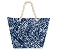 VstaDank Beach Bag for Women Hemp Rope Handle Tote Bag Casual Shopping Bag