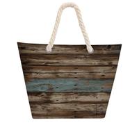 VstaDank Beach Bag for Women Hemp Rope Handle Tote Bag Casual Shopping Bag