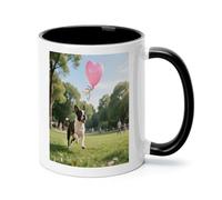 VstaDank Boston Terrier Dog Mugs Premium Ceramic Coffee Mugs with Handle Personalized Modern Novelty Coffee Cup Cute Tea Cup Exquisite Latte Mug Idea Gift for Men Women Office Home 11oz