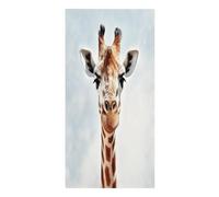 VstaDank Clever Giraffe Beach Towel Microfiber Oversized Beach Blanket Super Absorbent Soft Pool Bath Towel Sand Free Quick Dry Travel Towels Gifts for Yoga Sports Adults 30" X 61"