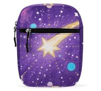 VstaDank Cosmic Stardust Crossbody Bag Unisex,Sling Bag with Adjustable Strap And Zip,Shoulder Bags for Work Travel