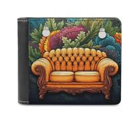 VstaDank Couch Wallet Extra Capacity Bifold Wallet Slim Leather Wallets Credit Card Holder Coin Purse for Men