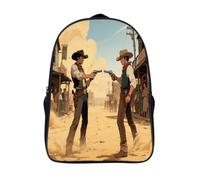 VstaDank Cowboy Duel Casual Daypack Travel Backpack