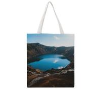 VstaDank Crater Lake Shopping Bags Canvas Tote Bag Beach Bag
