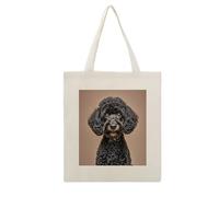 VstaDank Cute Black Pug Canvas Tote Bag with Handles Extremely Sturdy Reusable Shopping Bag Lightweight Foldable Cotton Cloth Grocery Bags Magic Aesthetic Tote Bag for Women Travel