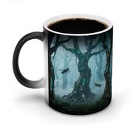 VstaDank Cyber Jungle Color Changing Cup-11.83 Oz with Handle,Discoloration Mug for Women & Men,Coffee Mugs for Office And Home,Gift