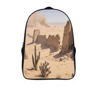VstaDank Desert Ruins Casual Daypack Travel Backpack