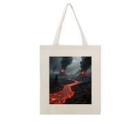 VstaDank Doomsday Wasteland Canvas Tote Bag Shopping Bags Handbag