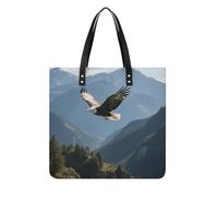 VstaDank Eagles Fly in The Valley Tote Bag Large Leather Shoulder Bags Fashion Handbags Tote Purses for Women Shopping Bag Travel Hobo Bags